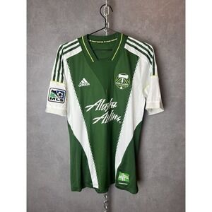 adidas‎ PORTLAND TIMBERS 2013/2014 Home Soccer Jersey SZ L